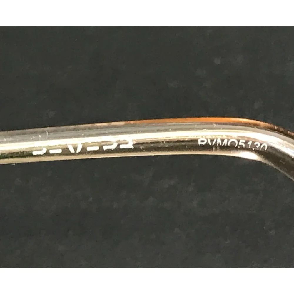 Reverb Eyeglasses Frames RVMO5130 971 Clear Silver Round Full Rim 50-22-140